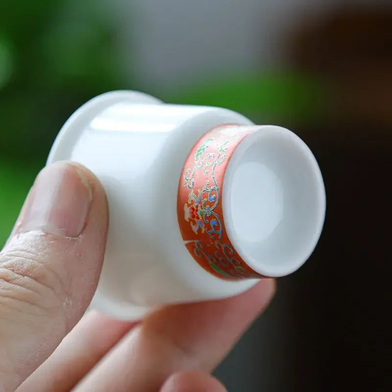 Service thé kung fu porcelaine tasses zen six