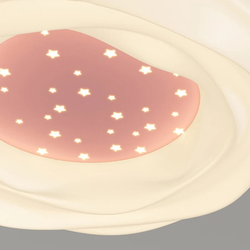 lustre romantique couronne pour chambre de petite fille - vue 7 sur 16