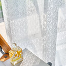 Voilage dentelle style classique léger pour salon chambre