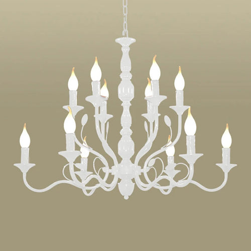 lustre rétro en fer noir style vintage industriel pour éclairage intérieur