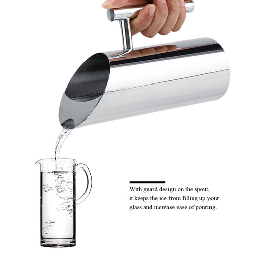 Pichet carafe inox compartiment anti glace pour boissons