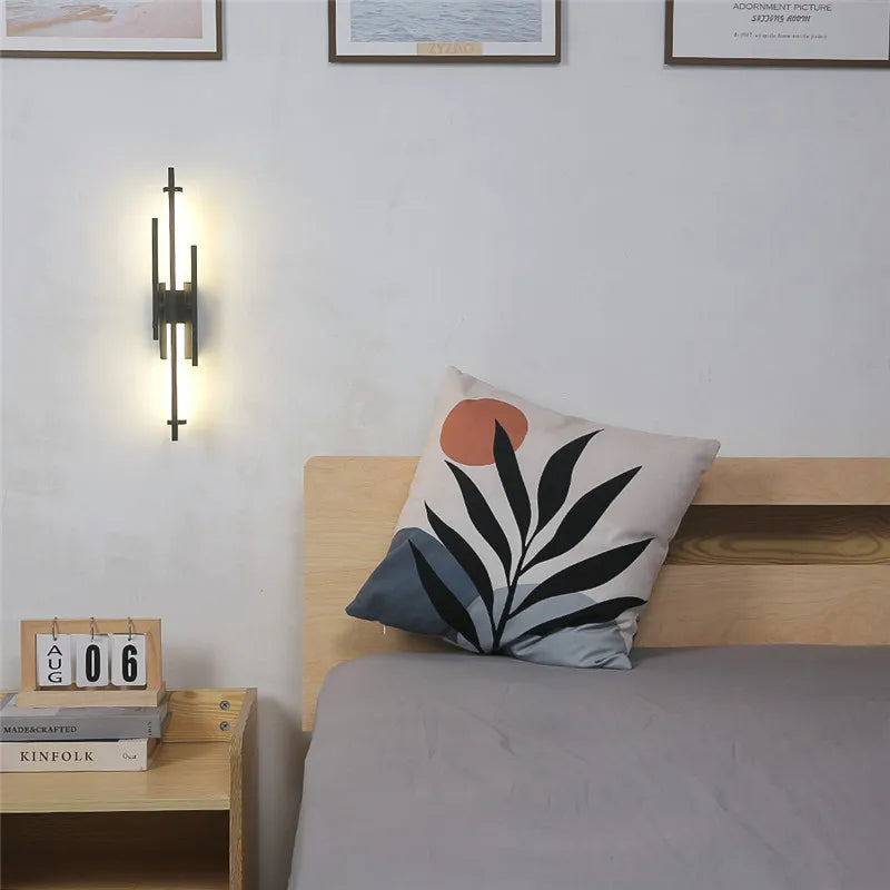 applique murale led design nordique simples pour intérieur - vue 7 sur 8