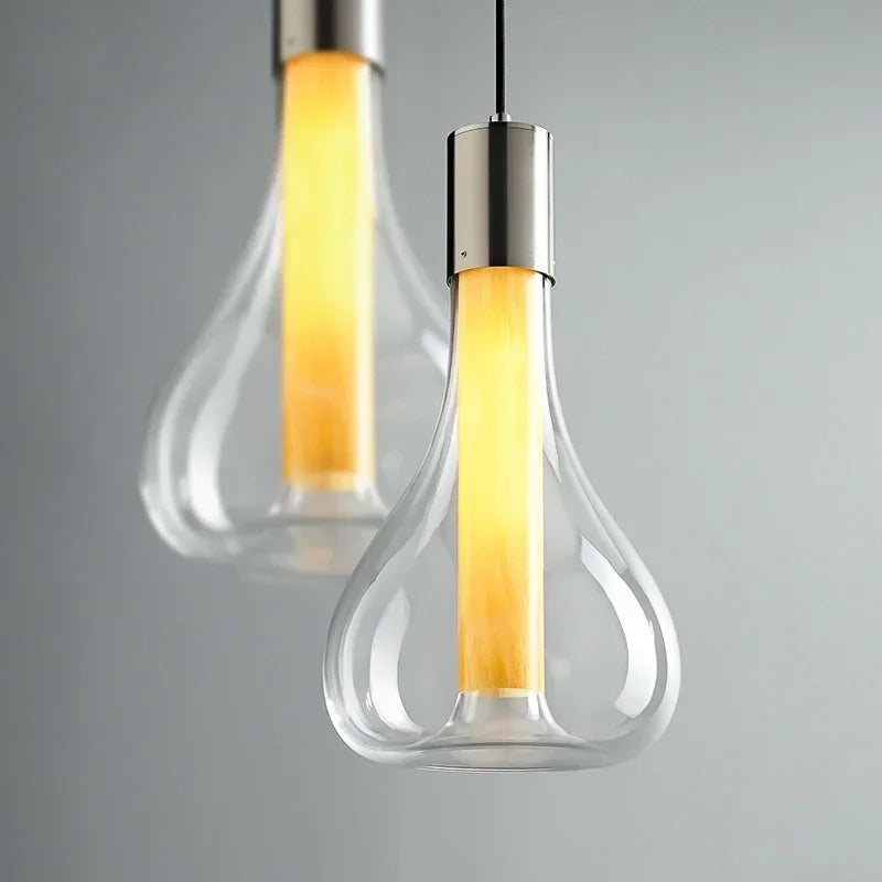 lampe à poser nordique moderne en verre design élégant pour décoration - vue 6 sur 10