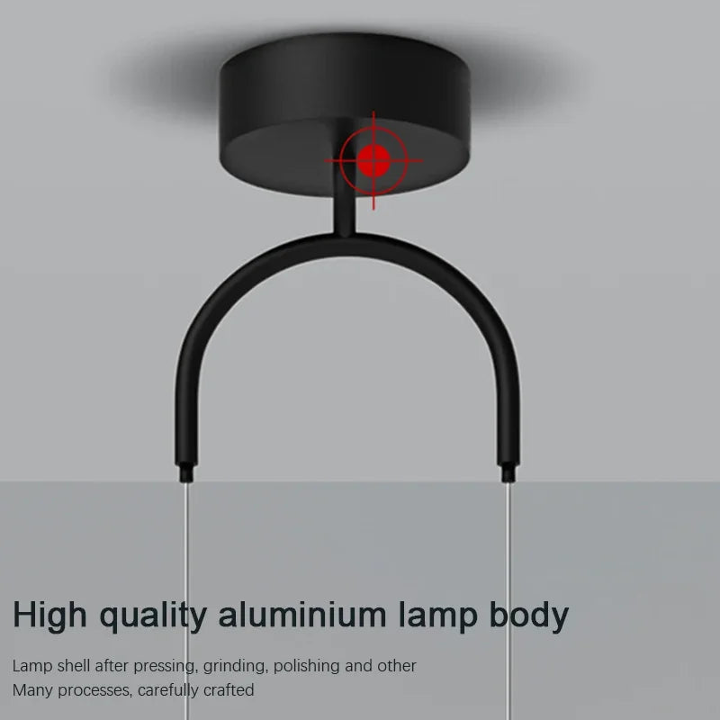 lampe suspendue nordique pour décoration intérieure - vue 6 sur 10