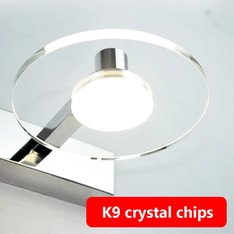 Applique led acrylique miroir 5w anti-buée salle bain - vue 8 sur 7