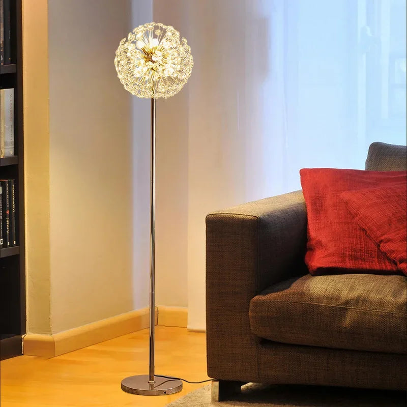 Lampe de chevet en cristal étoilée