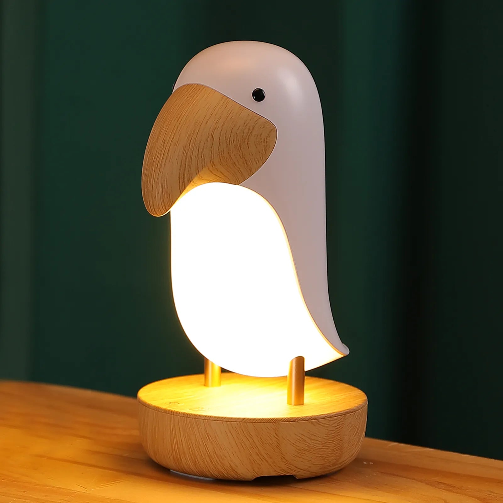 Toucan oiseau veilleuse Usb Rechargeable Lampe de Table Bluetooth Lampe chambre décor cadeau de noël pour enfants éclairage intérieur