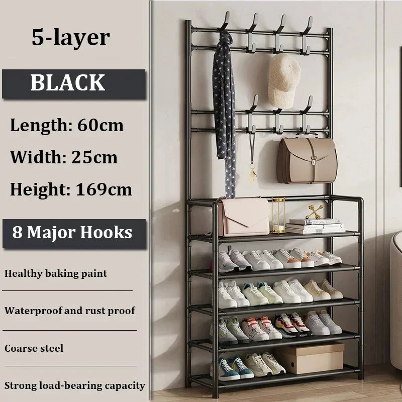 étagère à chaussures multifonction pour rangement et séchage - vue 9 sur 11