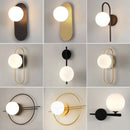 lustre led moderne nordique doré noir