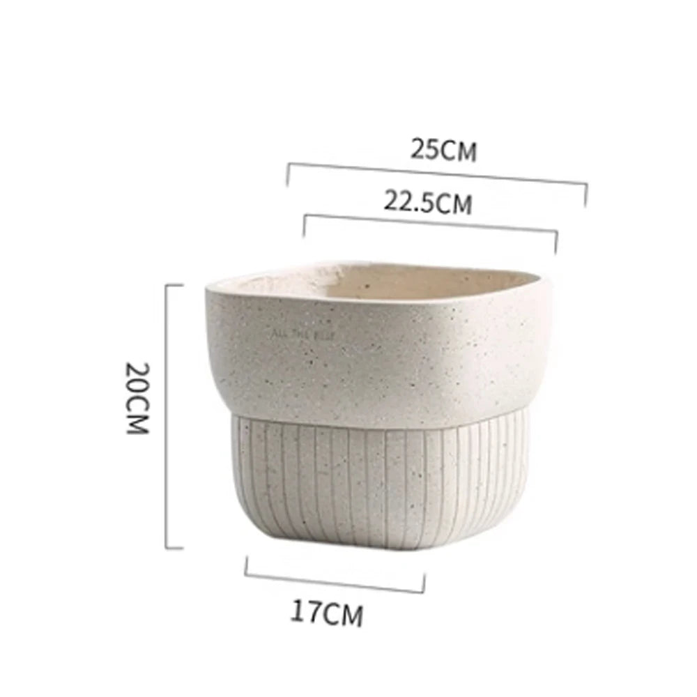 moule en silicone moderne pour pot de fleurs en béton léger et luxueux - vue 19 sur 22