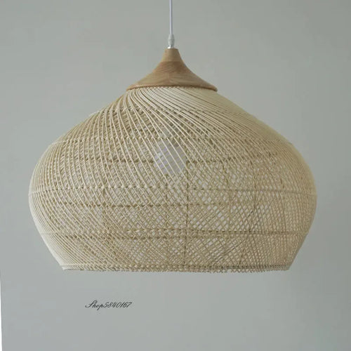 Suspension vintage d'Asie du Sud-Est Lampes en rotin de haute qualité Salon Restaurant Cuisine Luminaires Loft Luminaires