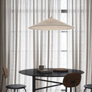 suspension en soie nordique moderne décor led luminaires suspendus en tissu