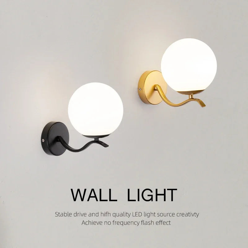 applique murale métal minimaliste verre - vue 9 sur 10