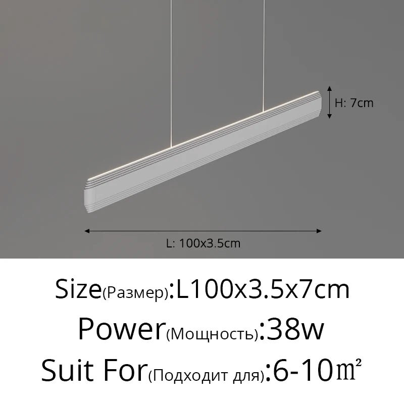 lustre suspendu au design moderne et luxueux