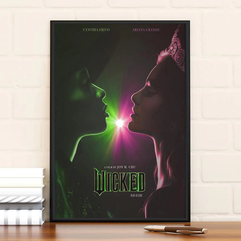 impression sur toile wicked affiche fan de glinda décoration intérieure cadeau