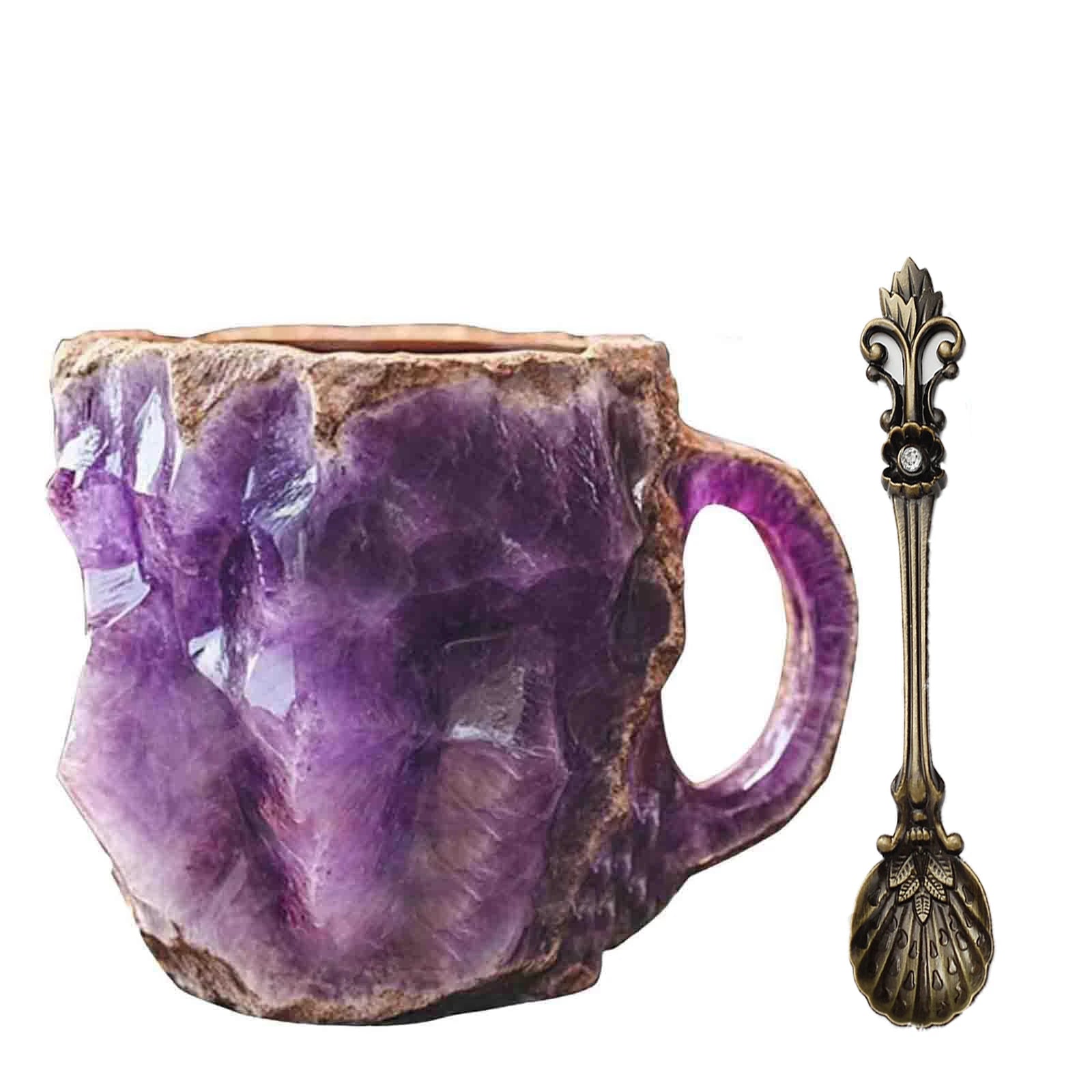 Mug café céramique style cristal scintillant design élégant