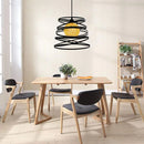 Lampe Spirale Suspendue Vintage