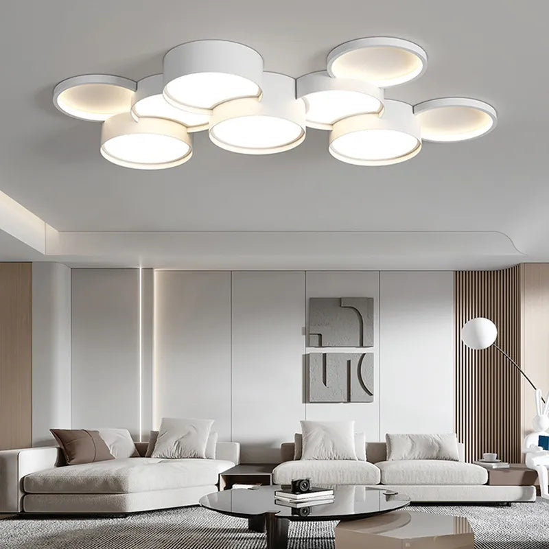 Lustre led plafond modernes - vue 4 sur 12