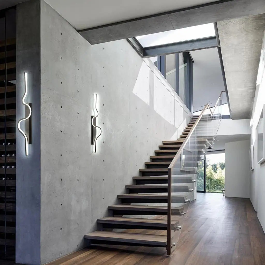 Applique murale LED aluminium intérieur simple maison - vue 7 sur 7