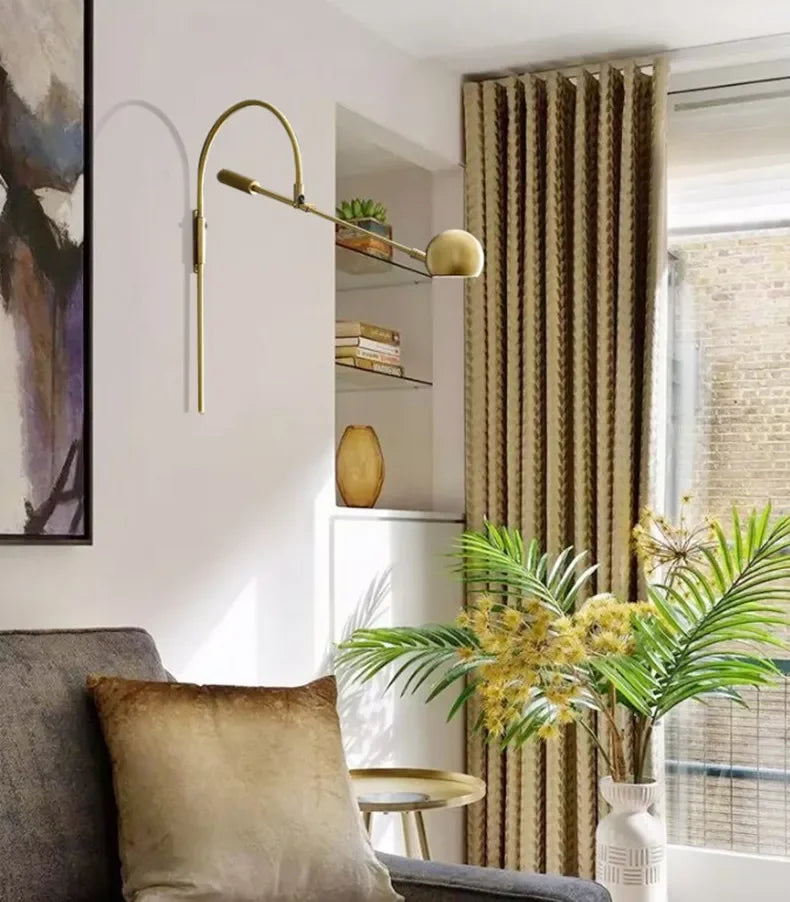 applique murale rotative créative pour un éclairage moderne - vue 4 sur 8