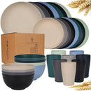 service de table paille de ble incassable biodegradable