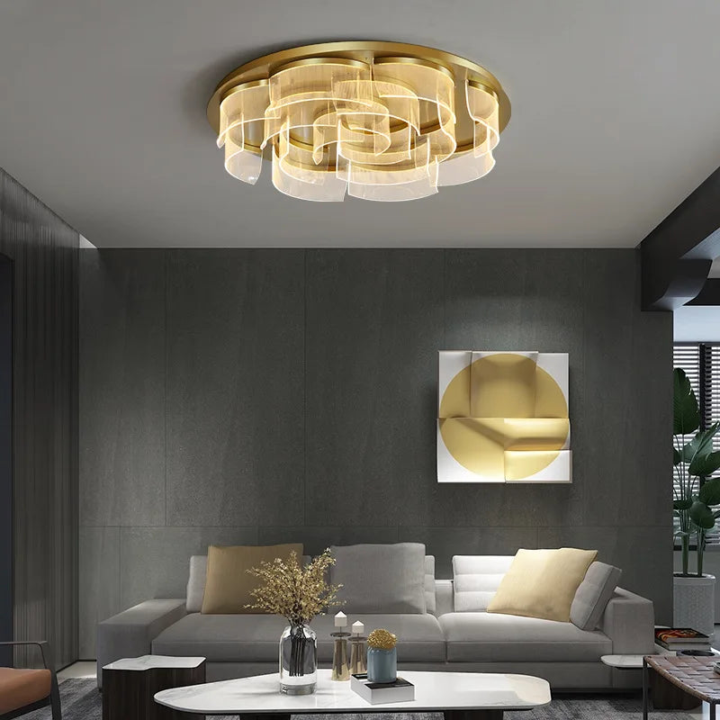 lampes décoratives nordiques acrylique led atmosphère chaude