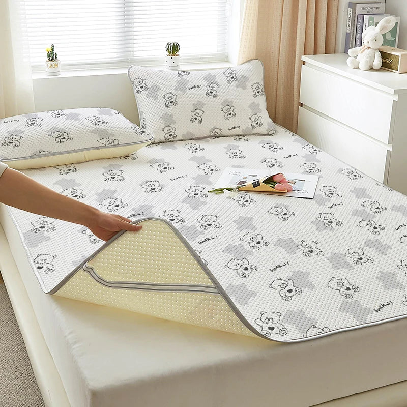 serviette en coton d'été série dessins animés fraîche et confortable