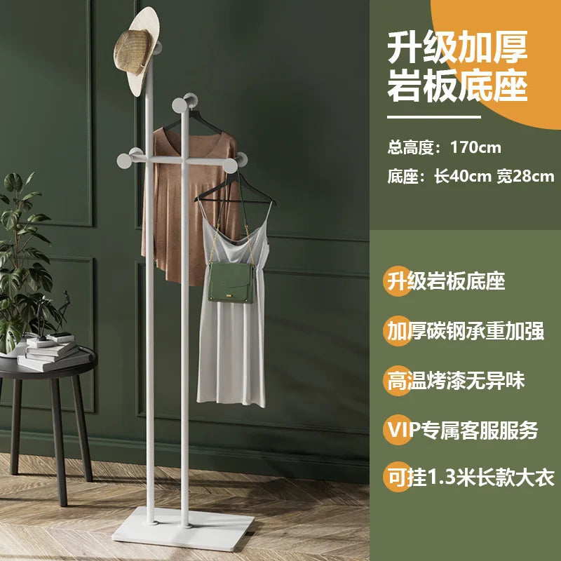 porte-vêtements en fer forgé pour une décoration élégante et moderne