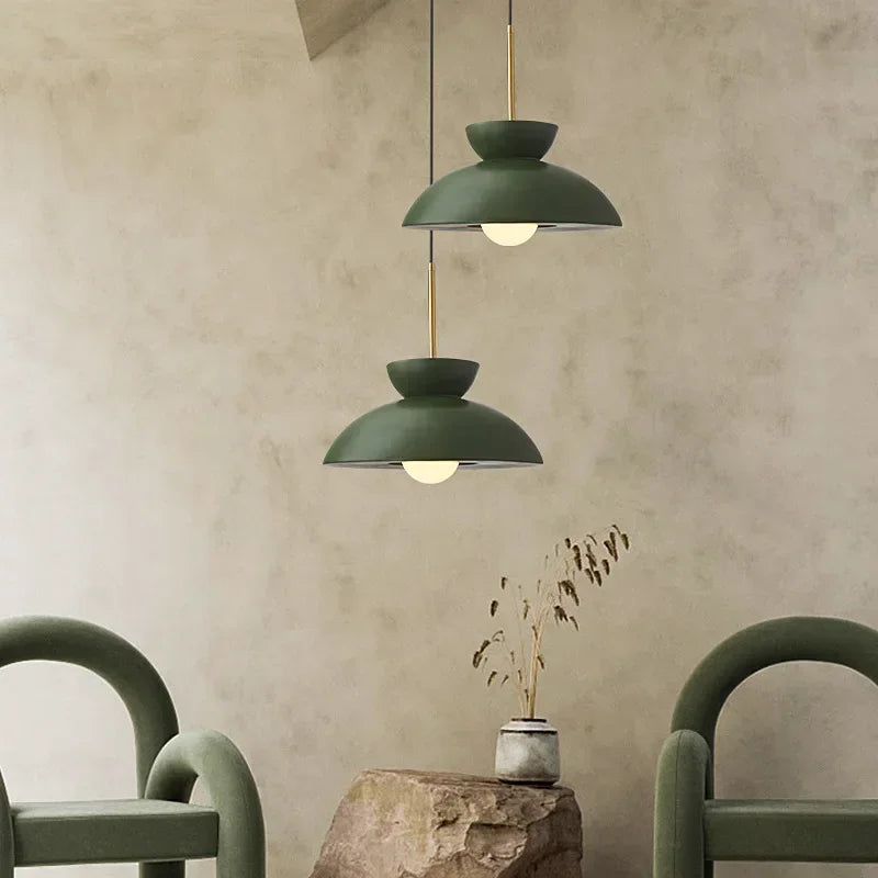 Moderne Wabi Sabi Résine LED Lustres Éclairage Suspendu Pour Salon Salle À Manger Cuisine Restaurant Bar Décor Suspension - vue 5 sur 9
