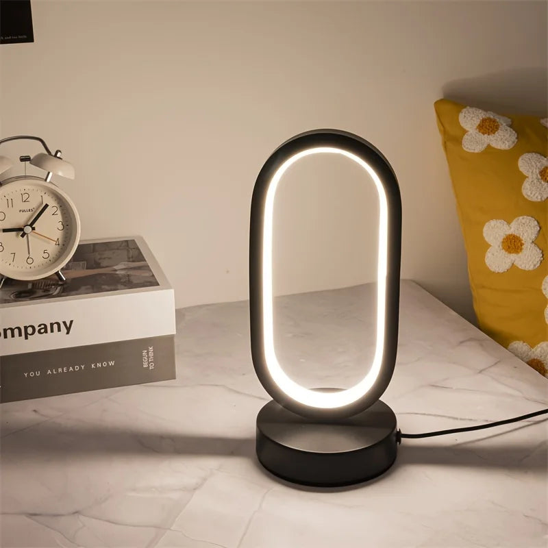 lampe à poser led en forme de u pour éclairage décoratif - vue 5 sur 7