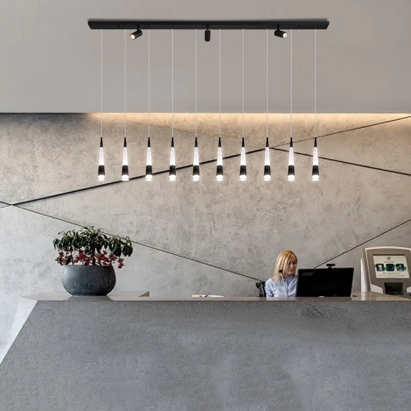suspension led moderne créative simple pour intérieur