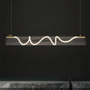 lampes suspendues long tube acrylique nordique pour restaurants et bars