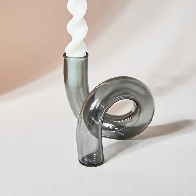 vases en verre bougeoirs décoratifs pour mariage et événements - vue 14 sur 14