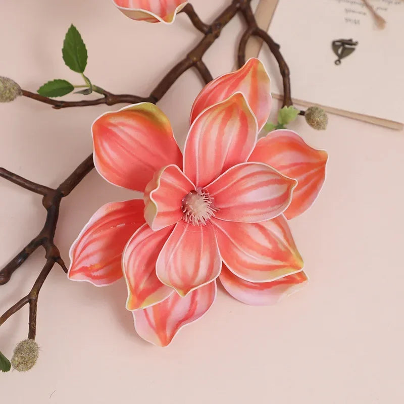 branches de magnolias artificielles pour décoration intérieure - vue 2 sur 14