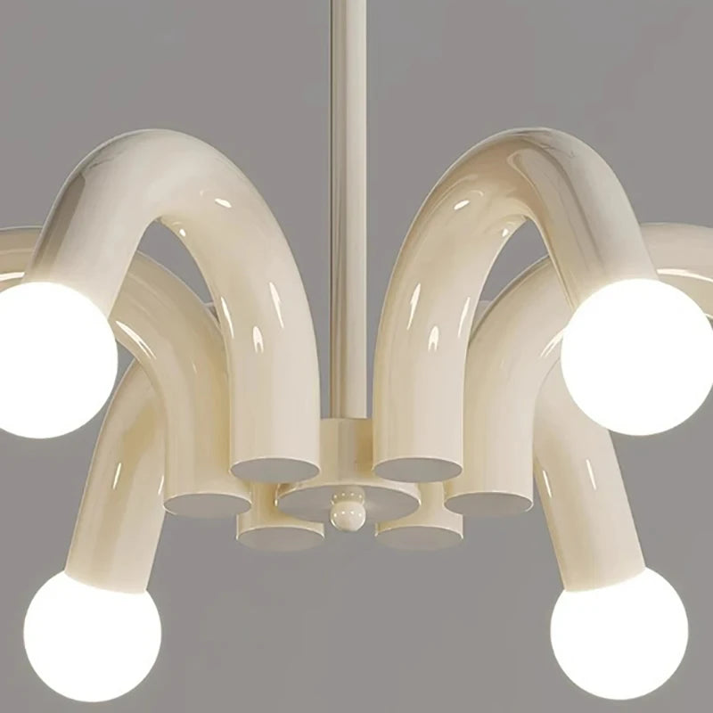 suspension moderne en métal art déco - vue 7 sur 9