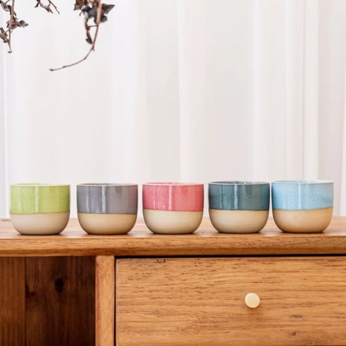 Mug céramique bohème fait main motifs marocains artisanaux