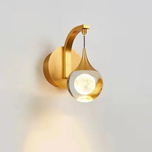 applique murale moderne créative en cristal design nordique