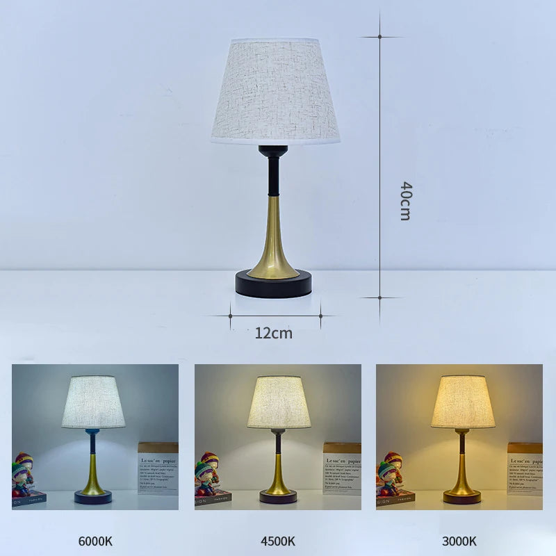 USB veilleuse moderne lampes de bureau nordique pour chevet maison chambre hôtel décoration chambre atmosphère Led lampes de bureau - vue 5 sur 7