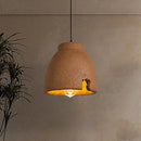 Nordique Wabi Sabi E27 Led lustres salle à manger lampes suspendues Lustre argile suspension lampe décor à la maison Loft luminaires suspendus