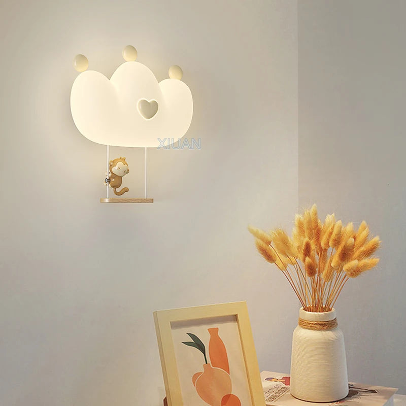 applique murale cœur rose pour chambre de princesse - vue 5 sur 14