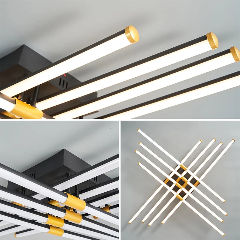 led plafonnier luminaire intérieur chambre salon hall cuisines - vue 6 sur 15