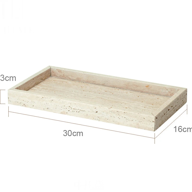 ensemble d'accessoires en marbre naturel pour salle de bain - vue 21 sur 30