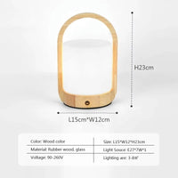 Lampe de Table LED nordique créative avec interrupteur tactile