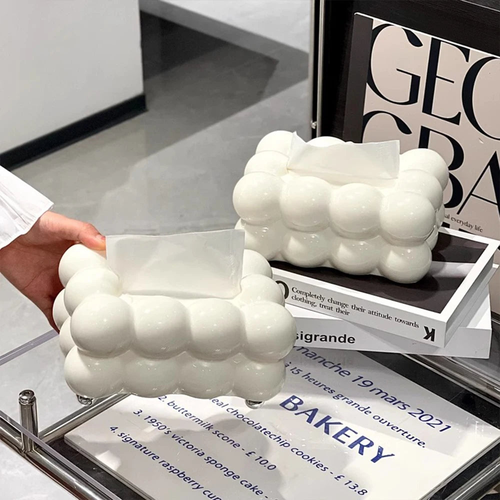 boîte à mouchoirs nuage pour décoration et rangement - vue 6 sur 8