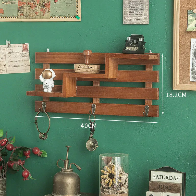 porte-clés mural décoratif avec crochet pratique pour clés