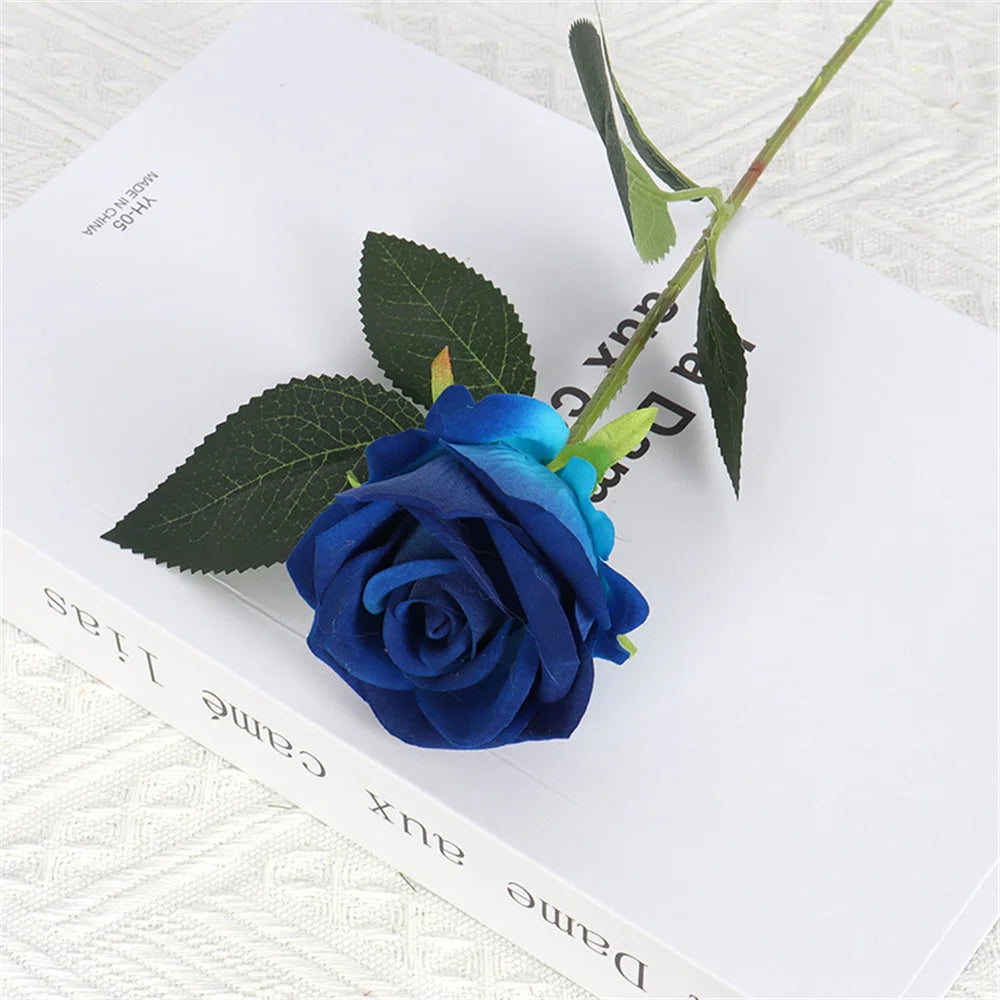 bouquet de roses artificielles pour mariage Noël ou Saint-Valentin - vue 10 sur 14