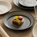Assiette ceramique relief style japonais retro premium