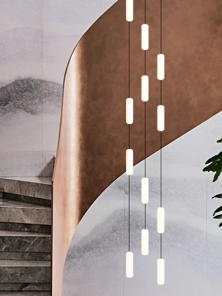 Lustre à led moderne pour éclairage suspendu élégant
