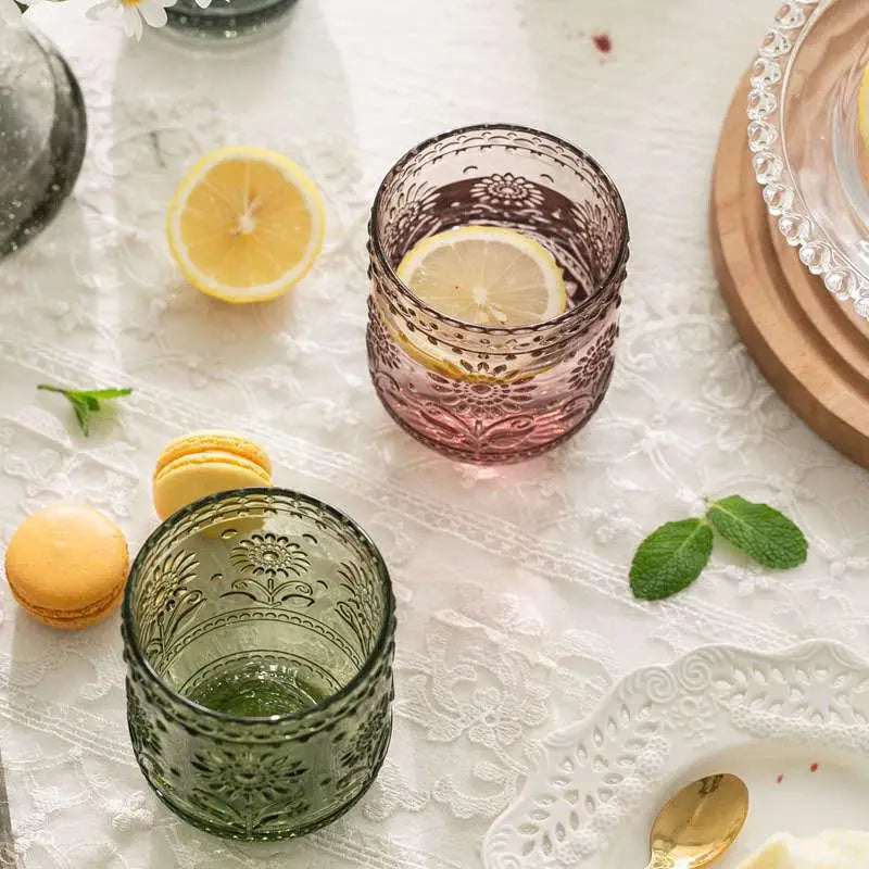 Verre vintage sans pied resistant chaleur cuisine