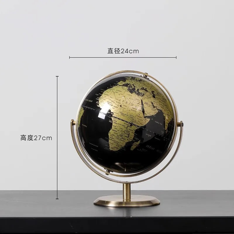 lampe de décoration globe américain luminaire haut de gamme élégant - vue 8 sur 9